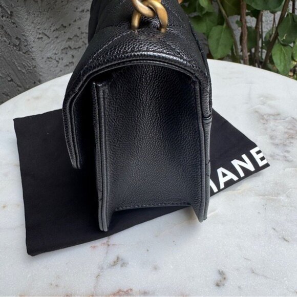 Chanel Shiny Caviar Quilted Small Single Flap - Picture 12 of 15